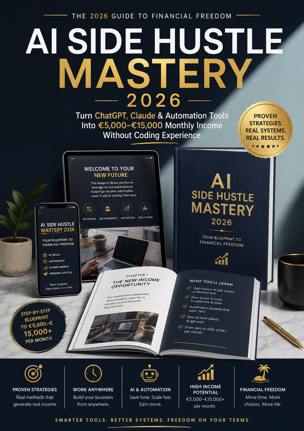 AI Side Hustle Mastery 2026 | Turn AI Tools Into €5K-€15K Monthly Income